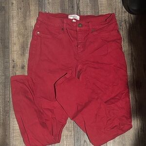 Lakeview Red Skinny Jean